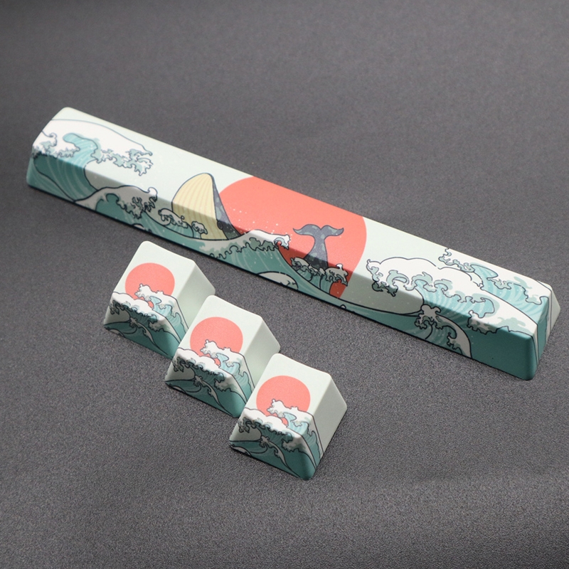 【Big-promotion】 2 Keys OEM Profile Custom Keycaps PBT Dye Sub Space ESC Keys Keycap Spacebar T3EB