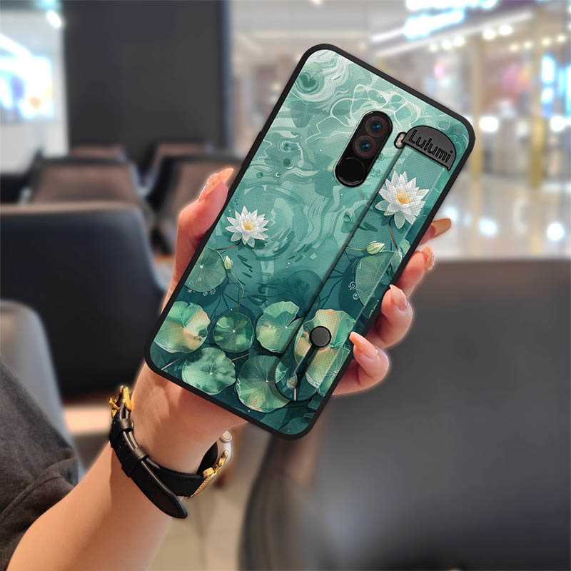 Cell phone cover Wristband Phone Case For Xiaomi F1/Xiaomi Pocophone F1 masculine Anti-knock Phone c