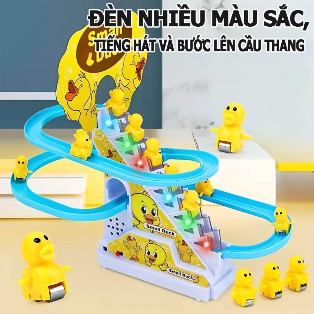 tàu lượn siêu tốc vòng tròn tự động, bộ cầu thang và cầu trượt vịt điện, đồ chơi giáo dục tương tác giữa cha mẹ và con cái, thiết bị rèn luyện phối hợp tay mắt, quà tặng sinh nhật cho bé trai và bé gái từ 1-3 tuổi
