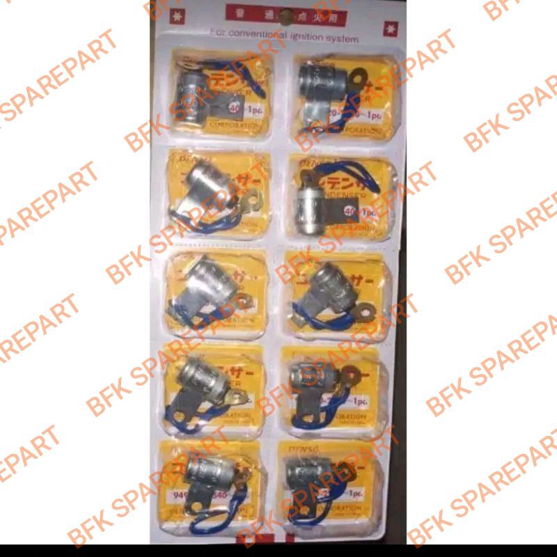 Kondensor / Condensor Toyota Kijang 3K 5K 7K Denso Giá 15,000 Đồng*Miễn phí vận chuyển