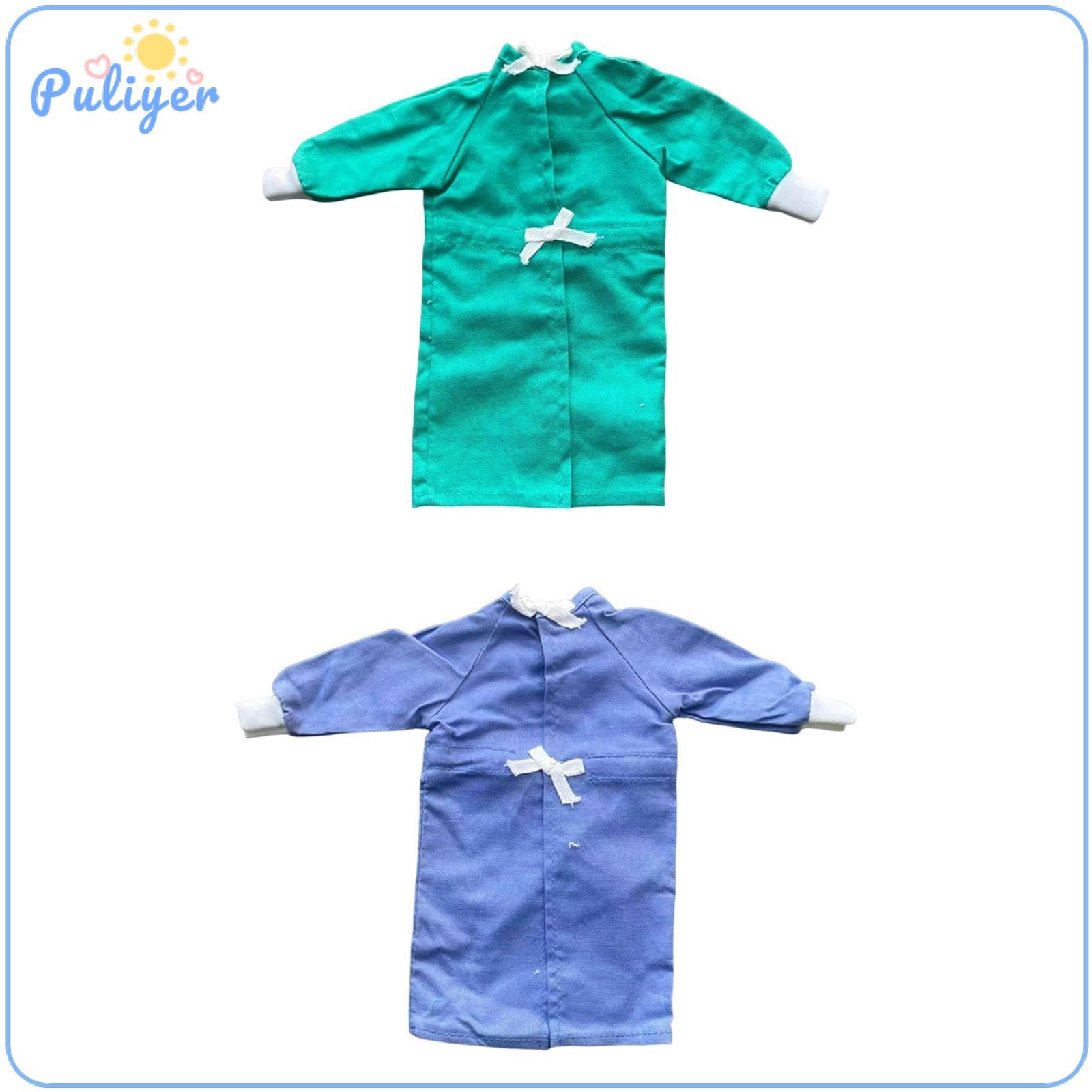 โมเดลฟิกเกอร์ อาร์ตทอย กล่องสุ่มของสะสม Kesoto 1/6 Scale Action Figures Scrubs Miniature Realistic Clothing Costume for Roleplay Pretend Play DIY Make Your Own Dolls