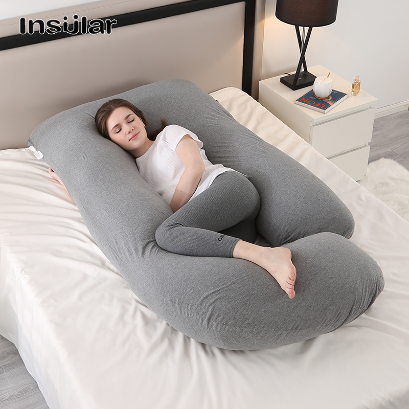 Insular Knitted pregnant women s pillow, nursing pillow, nap pillow