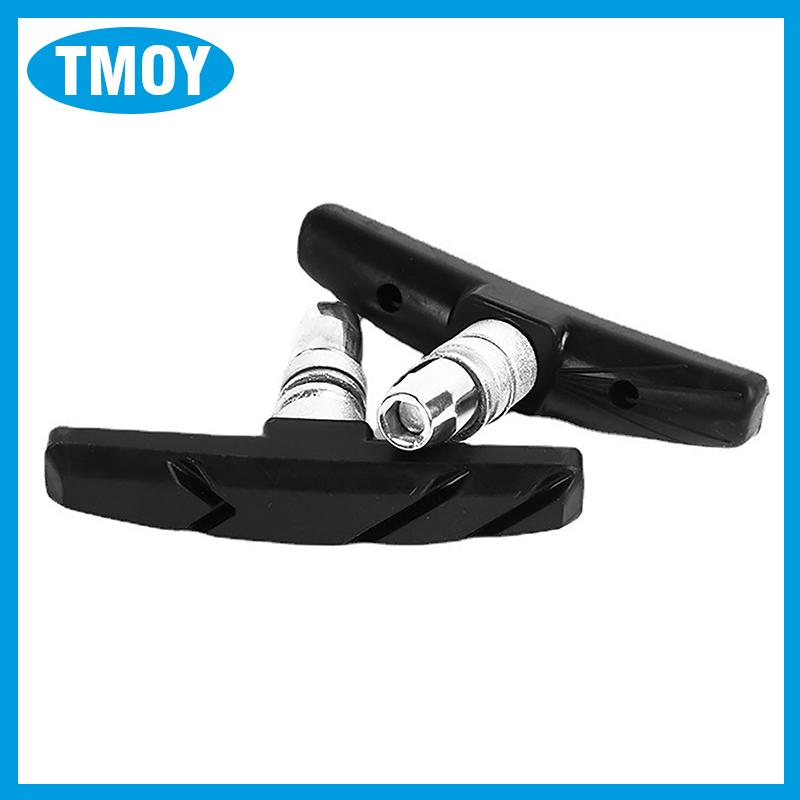 TMOY 1 cặp phanh xe đạp v-phanh da đen chống trượt kết cấu chống mài mòn bền phụ kiện xe đạp leo núi