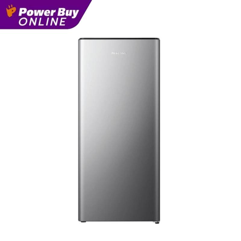 HISENSE ตู้เย็น 1 ประตู (5.5 คิว, สีเงิน) รุ่น RR209D4TGN ราคา 4,699 บาท*ส่งฟรี