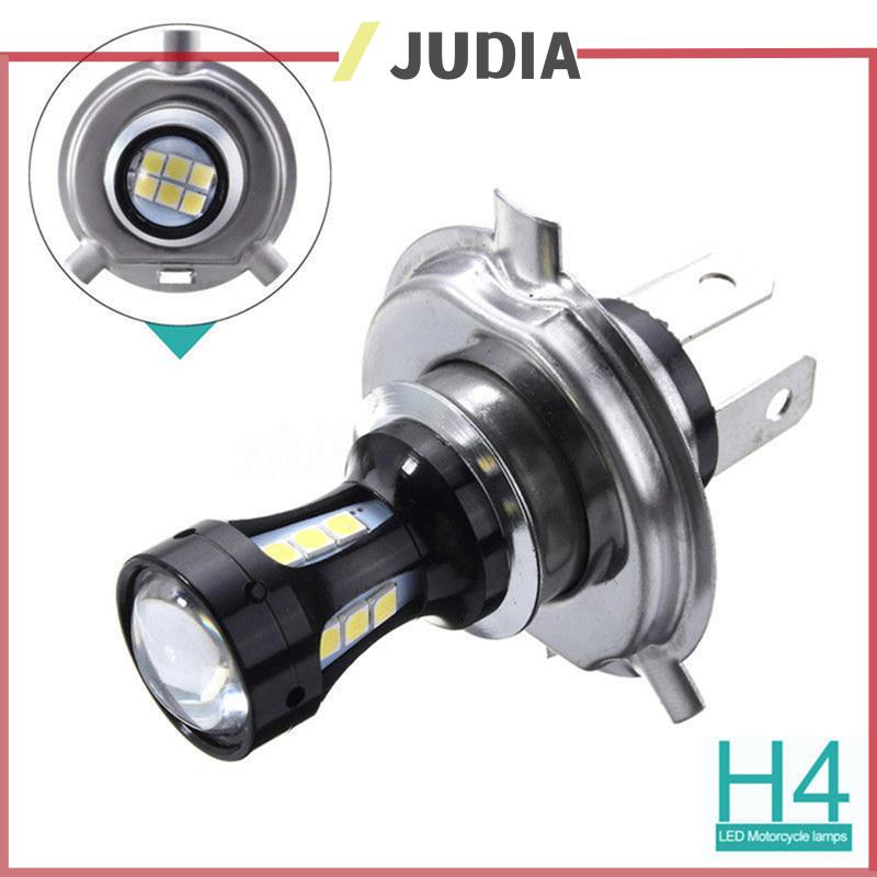 JUDIA H4 xe máy 3030 18 SMD Led Đèn Pha đầu ánh sáng đèn bóng đèn 6500K 12-24V 12-24V H4 3030 18 SMD