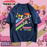 TrendSir พร้อมส่งเสื้อโอเวอร์ไซส์ เสื้อยืดนิ่ม The Powerpuff Girls ใส่สบาย100% Cotton 9สี M-3XL