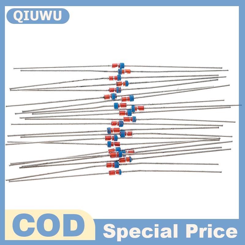 QIUWU 20 cái 1n34a Làm-35 Germanium Detector Diode AM FM tinh thể đài phát thanh TV