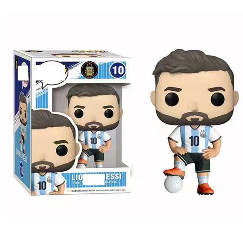 kids Action Figures toys Children gift Bóng đá Funko POP Bóng đá World Cup Paul Roberto Mbappé Marco