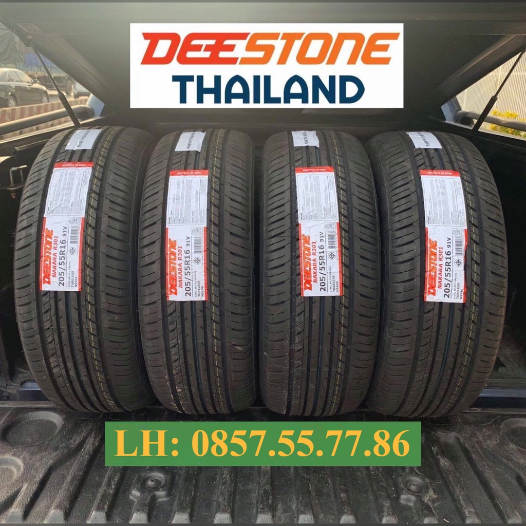 Vỏ lốp 205 55R16 R301 DEESTONE nhập Thái Lan, vỏ lốp xe Audi A3