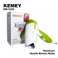 Kemey KM-3326 Hairdryer Lipat Travel Kemei Pengering Rambut KM 3326