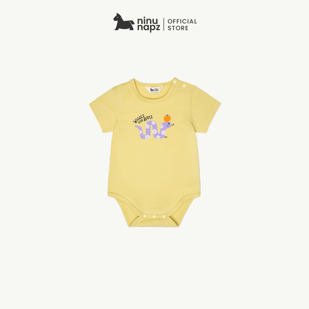 NinuNapz - Body ngắn tay cao cấp cho bé từ 6M-24M - Vải sợi tre pha cotton siêu mềm mịn, êm ái
