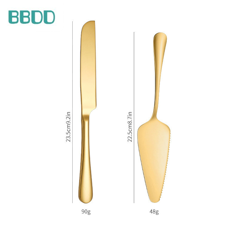 Thép không gỉ Cây vét bột bánh Bộ thìa dĩa nhà dụng cụ làm bánh Cây vét bột bánh pho mát Dao cắt pizza