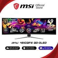 SAME-DAY DELIVERY | MSI MPG 491CQPX QD-OLED – 49″ DQHD Curved QD-OLED 240Hz – 0.03ms – USB-C Gaming Monitor