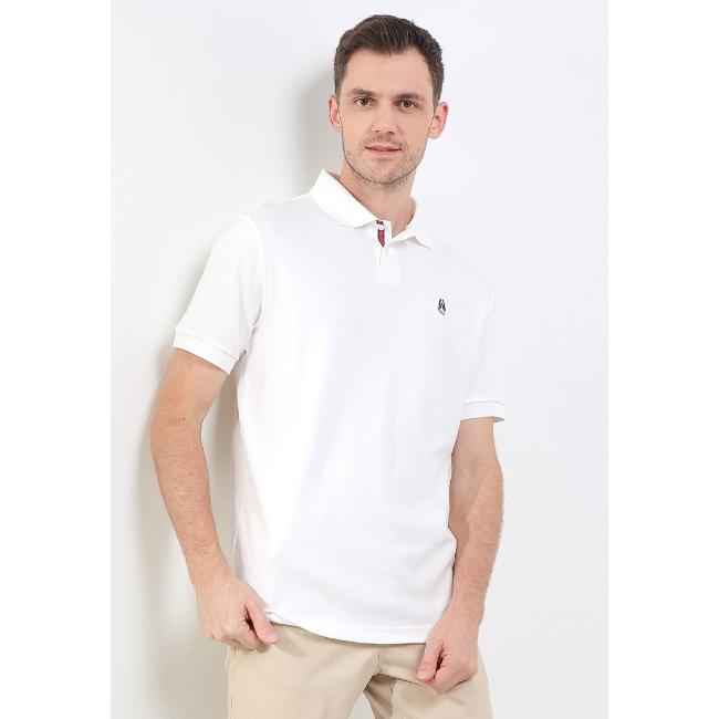 Hush Puppies Kaos Polo Pria Alley White Harga  279,500 rupiah*Gratis Ongkir