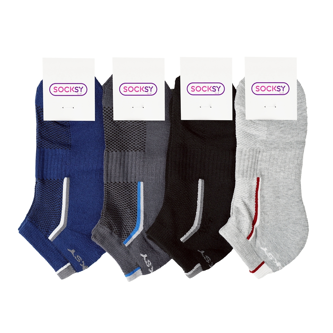 Socksy Fashion Socks, Model Vsn-0003, Assorted Dark Colors (Pack of 12 Pairs) ราคา 300 บาท*ส่งฟรี