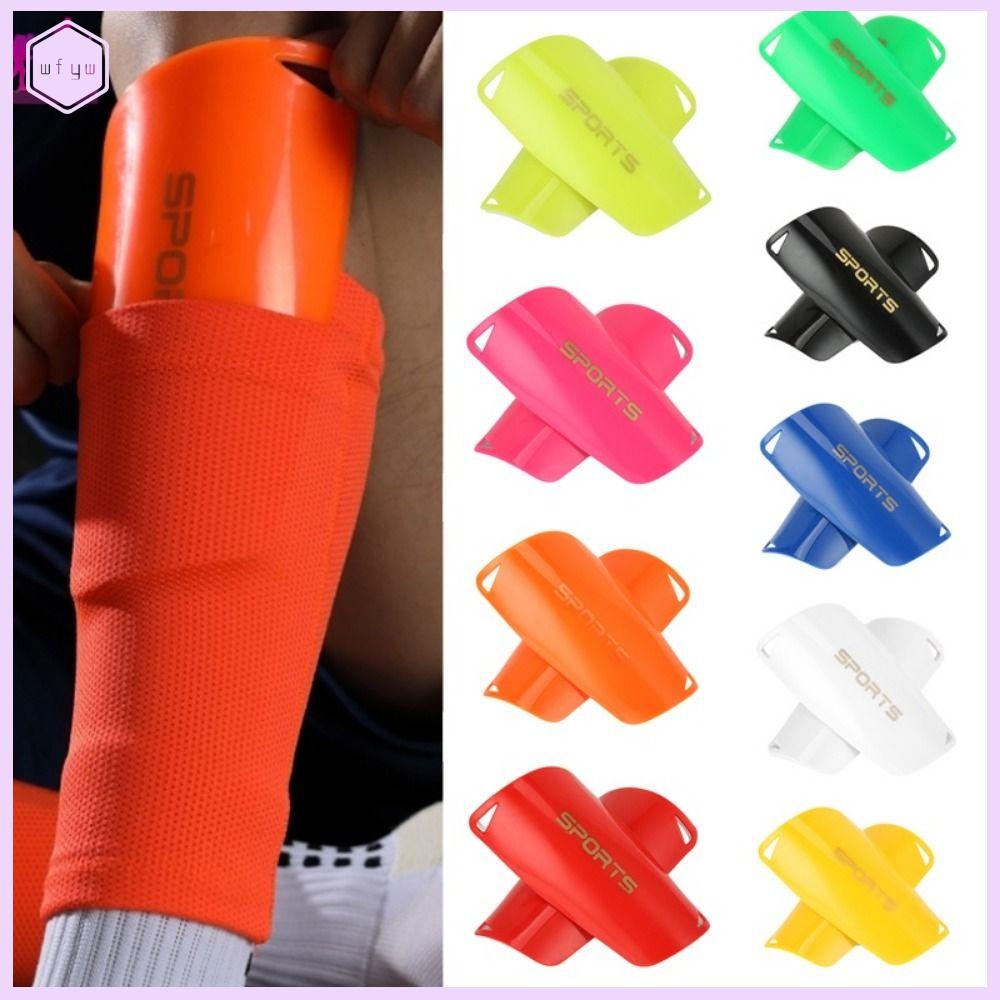 WFYW 1 Pair PE Đồ giữ ống chân bóng đá Xanh đen trắng Thoáng khí Bảo vệ chân Phụ kiện 8 màu Đồ thể thao Trẻ em nam