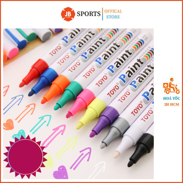 Bút sơn toyo pain marker. bút sơn vợt cầu lông