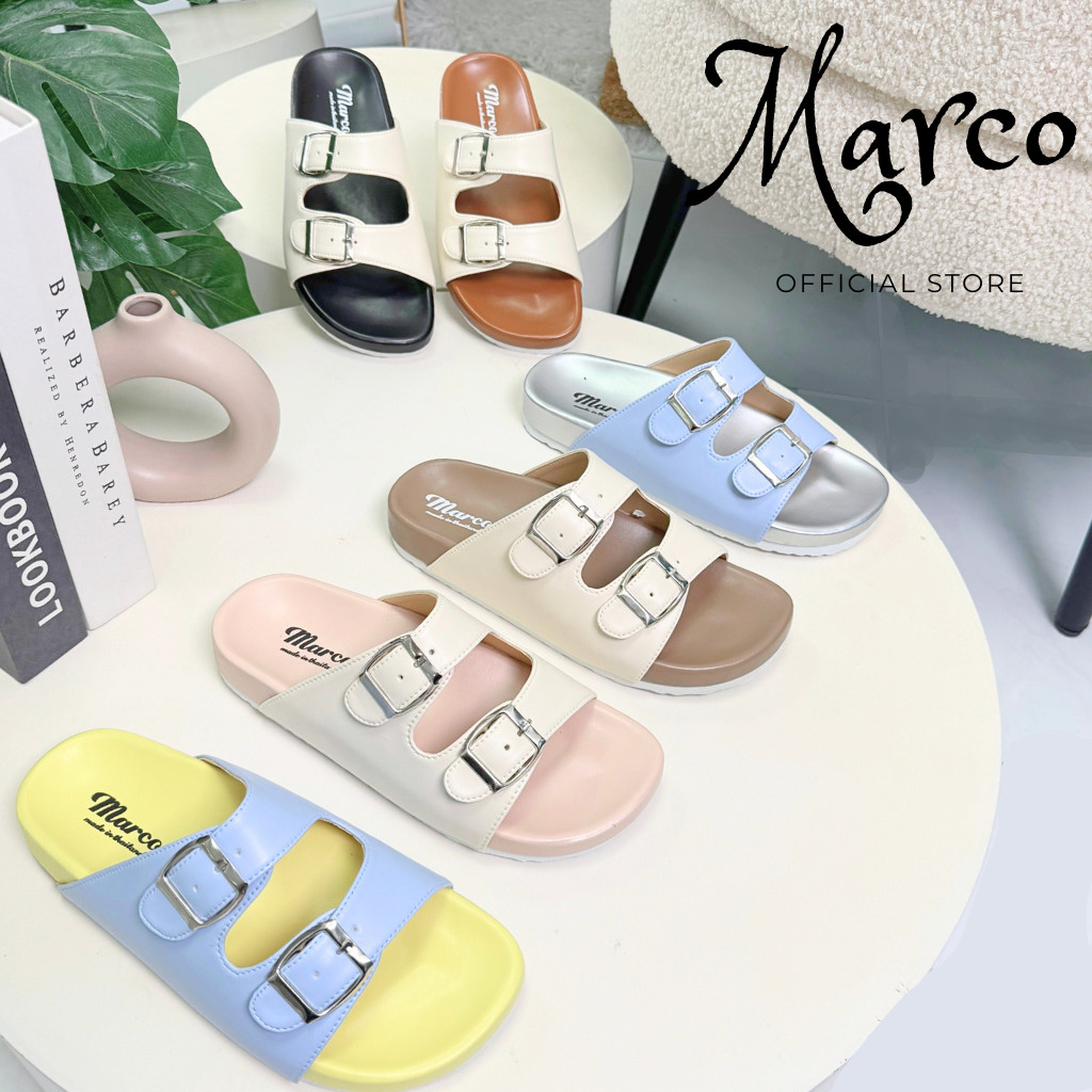 รองเท้าแตะ แบรนด์ MARCO รุ่น G1007 ใส่สวย น้ำหนักเบา ไม่เก็บกลิ่น ราคา 189 บาท*ส่งฟรี