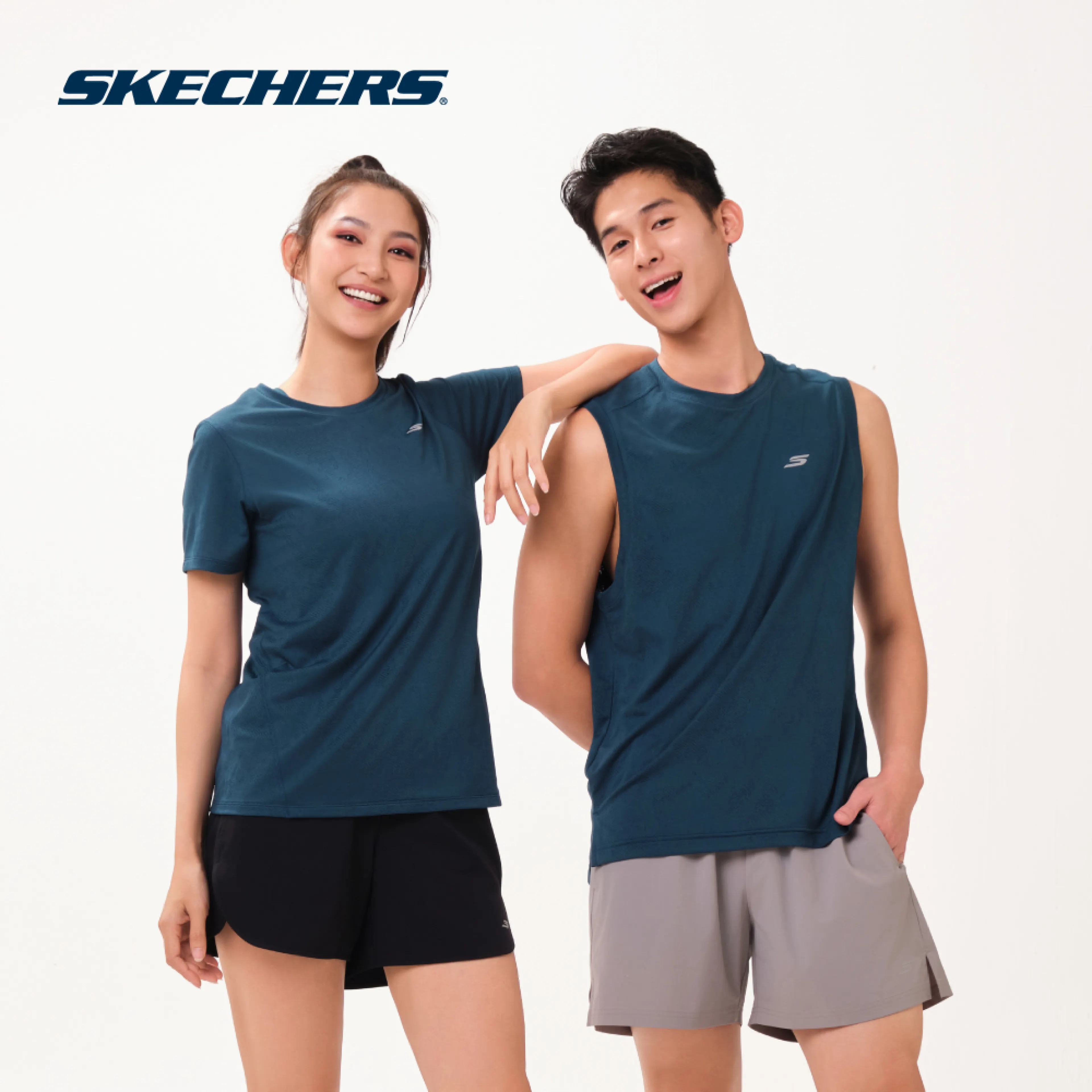 Skechers สเก็ตเชอร์ส เสื้อยืดแขนกุดผู้ชาย Men Walking Performance Sleeveless Tee - SP226M131-006U (latest) - รูปที่ 1