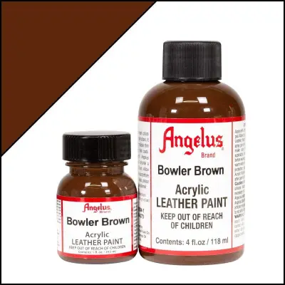 Angelus Acrylic Leather Paint Bowler Brown (Original Packaging)