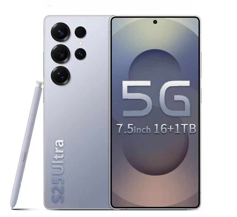 หูฟังสมาร์ทโฟน หูฟังบลูทูธไร้สาย Blesiya สมาร์ทโฟน Xm S25 Ultra 7.5 นิ้ว 5G เต็มหน้าจอ 16Gb+1Tb รองรับ 2 ซิมการ์ดสมาร์ทโฟน Android13.0 โทรศัพท์มือถือราคาถูกโทรศัพท์มือถือโทรศัพท์เล่นเกมได้อย่างราบรื่นโทรศัพท์มือถือราคาถูกพร้อมเครื่องชา