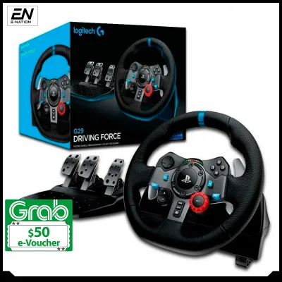 Logitech G29 Driving Force Racing Wheel for PlayStation 4 and Playstation 3 & PC + Shifter