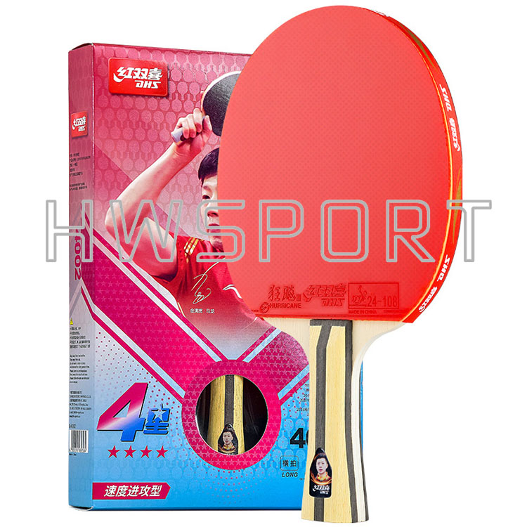 DHS H4002 4 Sao Bảng Vợt Tennis 5 Sao 6 Sao H5002 H6002 vợt bóng bàn Chuyên Nghiệp gỗ nguyên chất Má