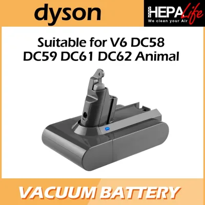 DYSON V6 DC58 DC59 DC61 DC62 Animal SV07 2200mAh Compatible Battery - Hepalife