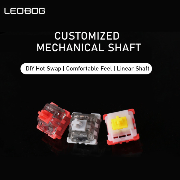 AULA LEOBOG Mechanical Axis DIY Axis Linear Flexible Switch Hot Swap POM Material For Mechanical Keyboard Singapore