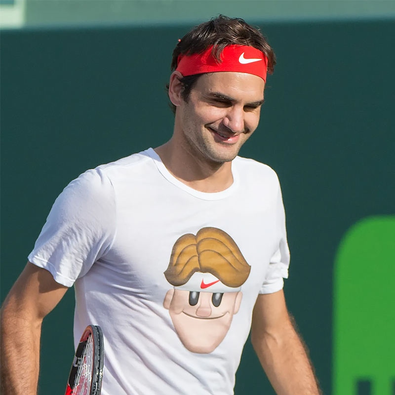 Federer's same style tennis clothing men's tennis shirt jacket tennis T-shirt quick-drying pathfinder custom training suit