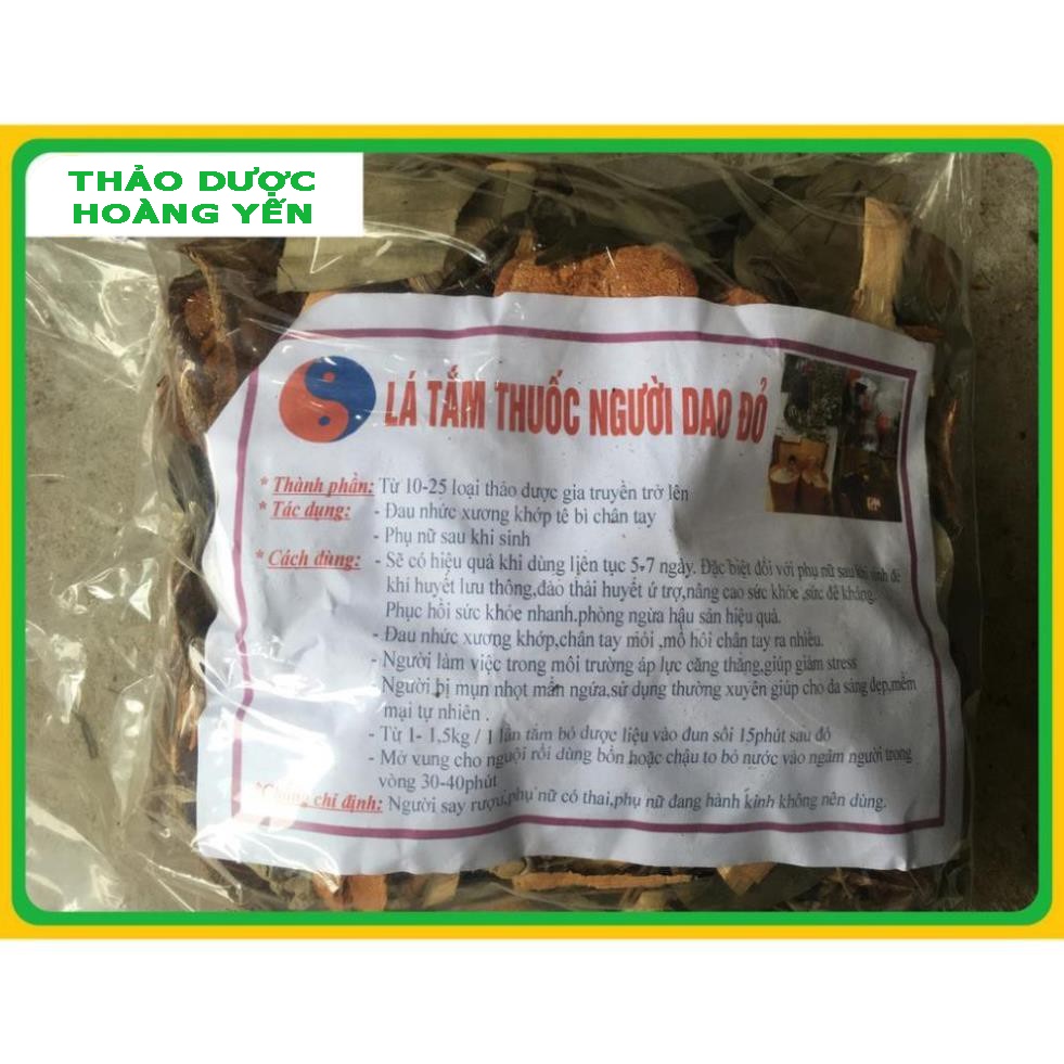 Lá tắm người dao đỏ sau sinh