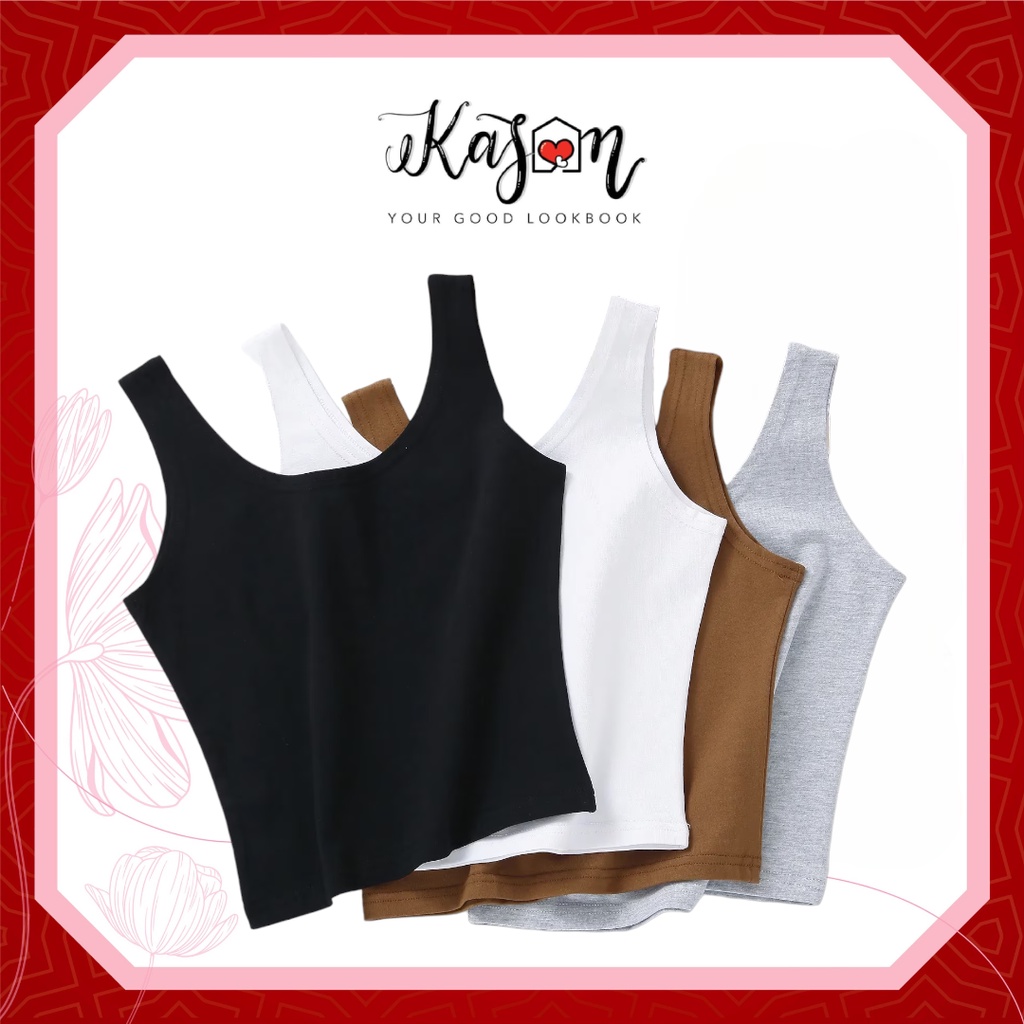 Áo thun 2 dây và ba lỗ croptop dành cho bạn nữ từ 45-65kg