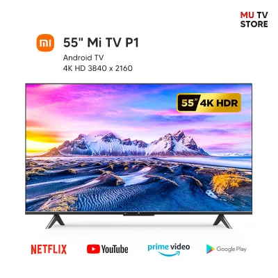 Xiaomi Mi TV 55 Inch Global Smart Android TV Voice Control 2GB RAM 16GB ROM 5G WIFI bluetooth 4.2 Android 10.0 HD Smart TV Television Youtube, Google Playstore