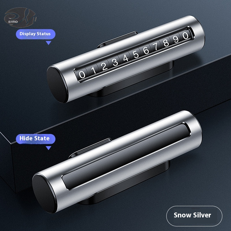 ERMO Car Temporary Parking Number Plate with Creative Hidden Design for Easy Moving ราคา 168 บาท*ส่งฟรี