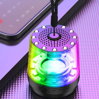 LED Bluetooth Wireless Stereo Speaker Wireless Speaker Multifunctional LED Smart Speaker Colorful Outdoor Speaker Long-lasting