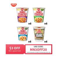 Nissin Assorted Cup Noodles - Carton 24S