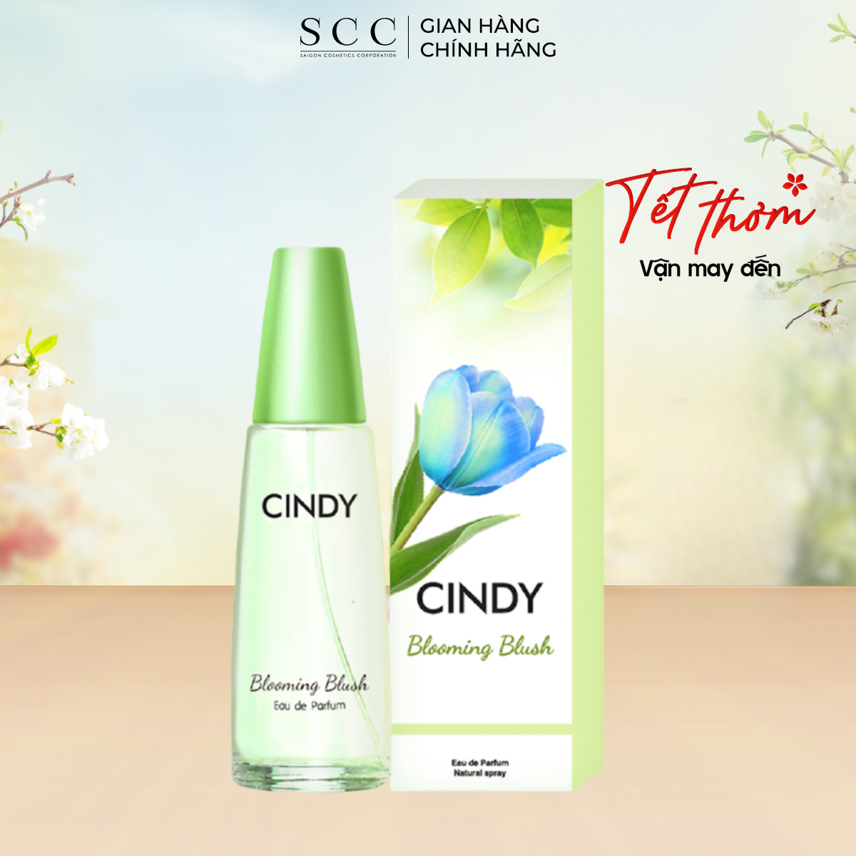 Nước Hoa Nữ Cindy Blooming Blush Hương Dịu Dàng 50ml