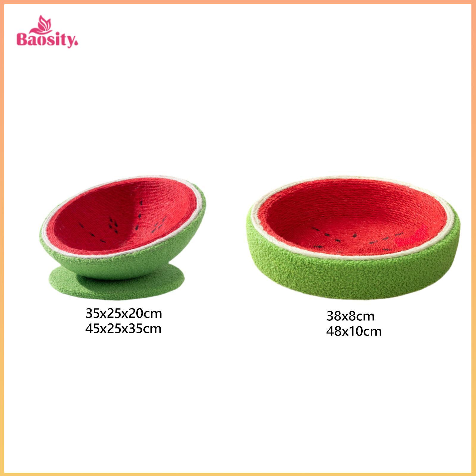 Watermelon Cat Nest Scratch Resistant Sisal Cat Scratching Board Kitten Cats ราคา 1,881 บาท*ส่งฟรี