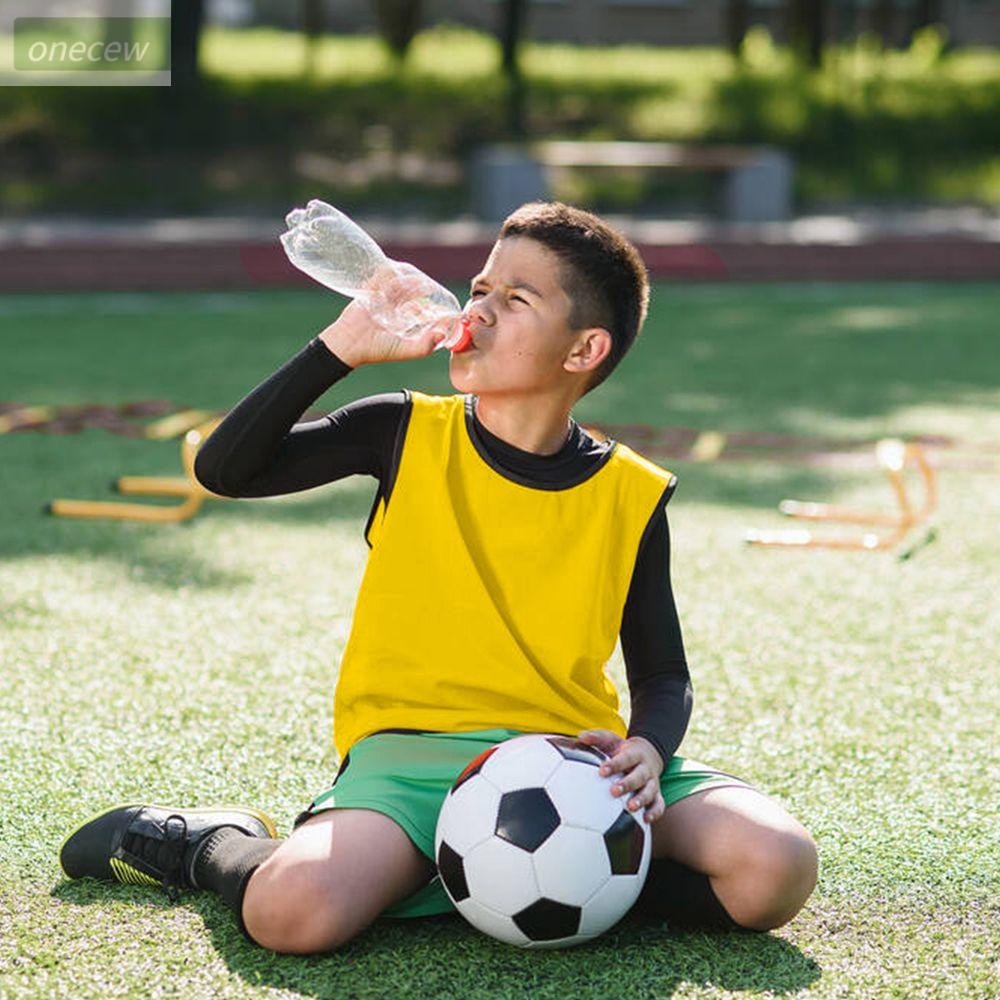 Onecew thoáng khí ngoài trời Trẻ Em Bóng Đá Nhóm Thể Thao Đa Màu Sắc Trẻ Em Vest Đào Tạo Bib Vest Áo thể thao đào tạo bóng đá Jersey