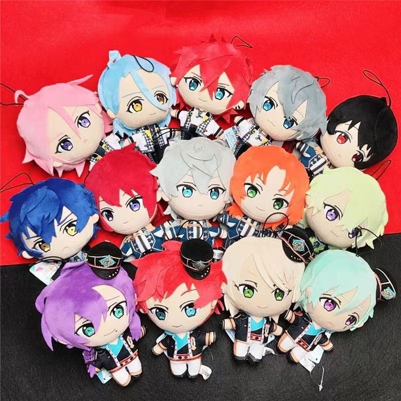 【CC】 18CM Ensemble Plush Doll Amagi Rinne Kazehaya Tatsumi Oukawa Kohaku Sazanami Jun Tomoe Hiyori Plushie Toy Kids