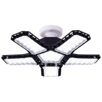 LED Garage Light Super Bright E27 Screw Socket 5 Adjustable Panel Light Heads for Industrial Use