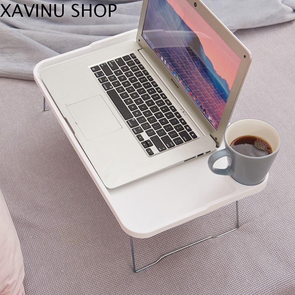 XAVINU Di động Siêu nhẹ Ngoài trời Dã Ngoại Bàn Giường Nhựa Bàn có thể gập lại Bàn cắm trại Bàn máy tính xách tay Bàn gấp