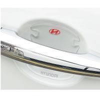 Bộ 10 Miếng Dán Silicon Chống Xước Hõm Cửa Tay Nắm Cửa  Gương Ô Tô Xe Hơi Có Logo Hãng Xe