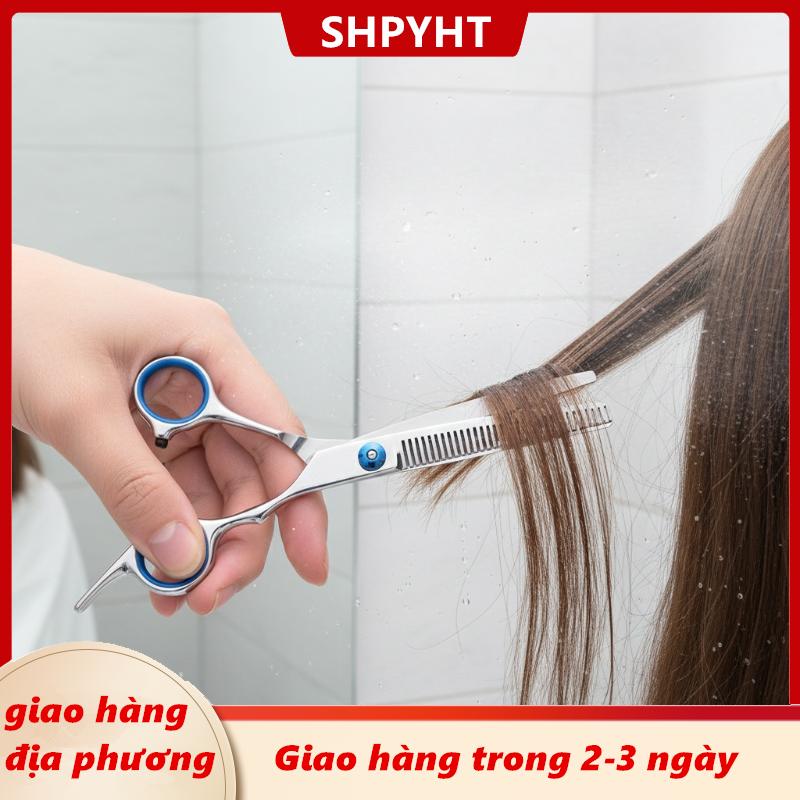 [COD] SHPYHT Giao hàng địa phương Chuyên Nghiệp Làm Tóc 6 Inch Kéo Thiết Lập Cắt Và Mỏng Shears Thép Không Gỉ Cho Salon Và Gia Đình Sử Dụng