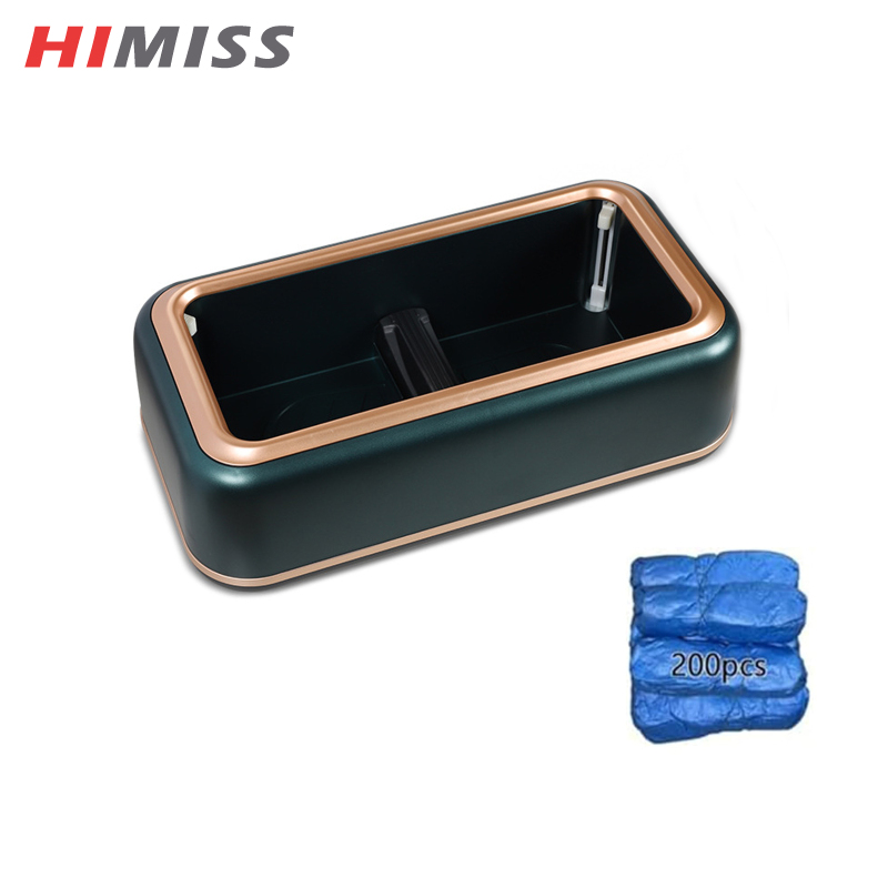 HIMISS Automatic Shoe Cover Dispenser With 200pcs Plastic Shoe Covers Bags Shoe Covers Machine For Indoors Home Supermarket Shops Hospital ราคา 1,995 บาท*ส่งฟรี