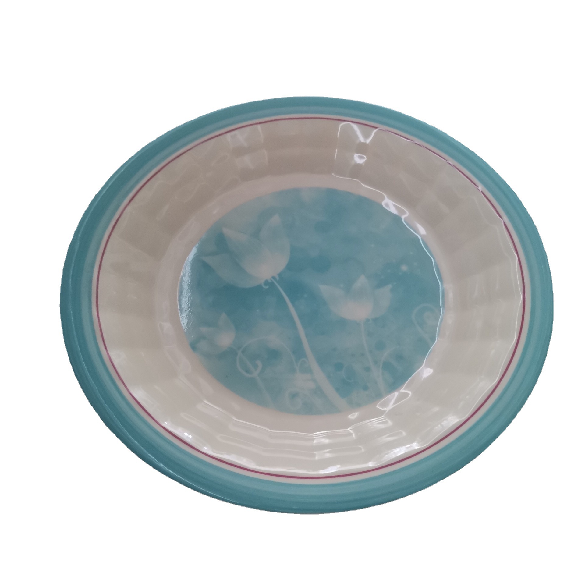 HOT lkhgs - New Export to Africa Custom Purple Blue 10.5 Inch Melamine Platter
