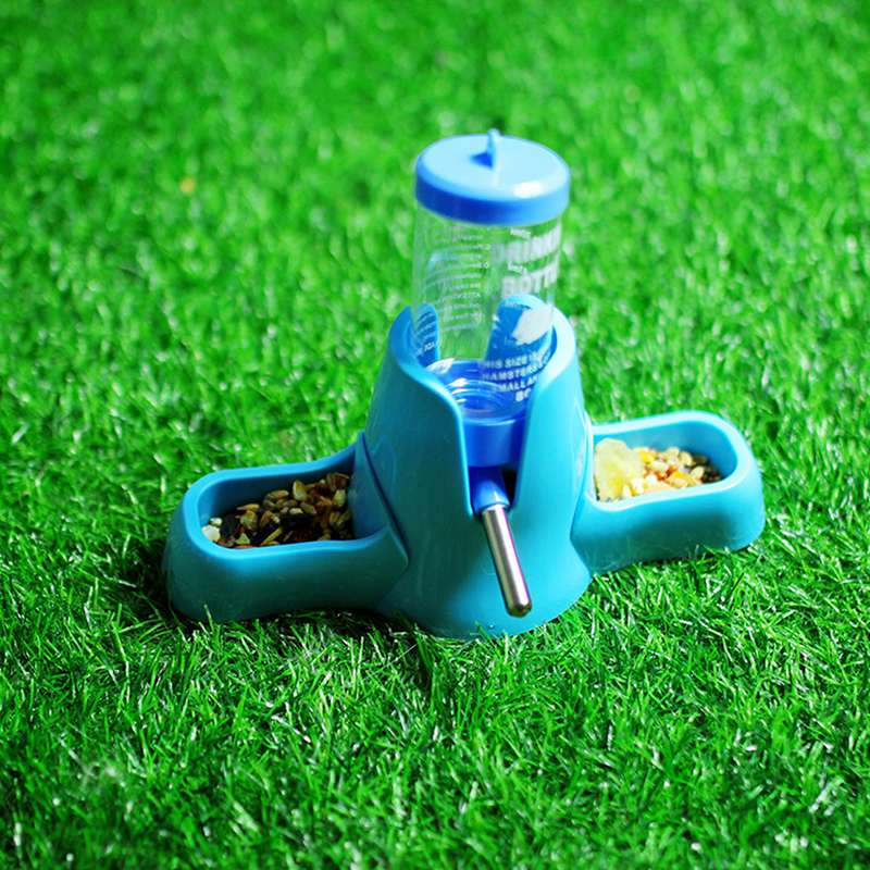[HUSTOM] COD Hamster chai nước động vật nhỏ phụ kiện tự động cho ăn thiết bị thực phẩm container Pet uống chai - 7