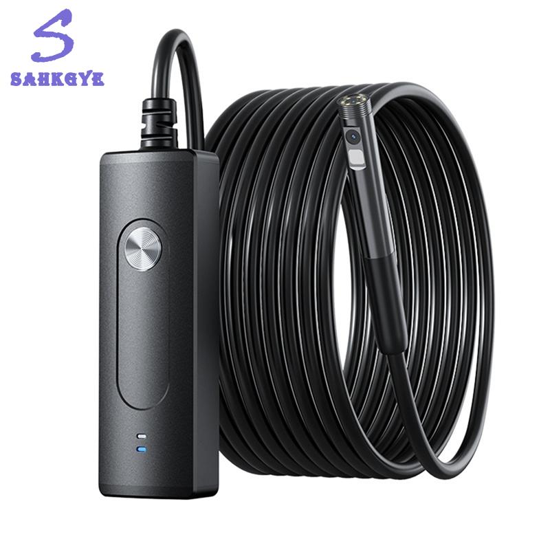 greatbuy666-Wireless Endoscope Camera HD 8mm IP67 Waterproof Lens 8mm Waterproof Lens WiFi Snake Camera for Android &amp; IOS Android IOS Compatible ราคา 912 บาท*ส่งฟรี