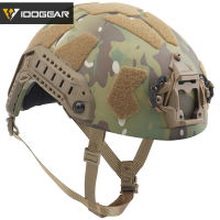 IDOGEAR Tactical FAST Helmet SF Style SUPER High Cut FAST Helmet 7.5mm Thickness Full Protective Version MH Tactical Fast Helmet Head Outdoor Training Protect Gear 6803