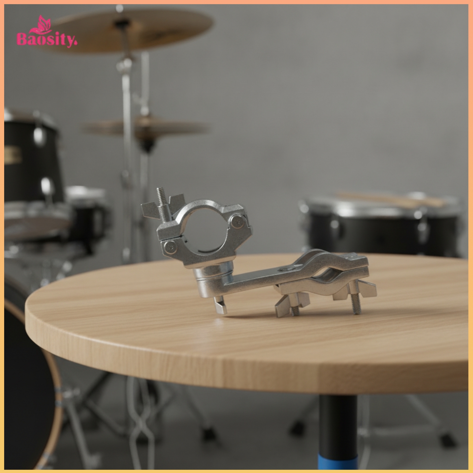 หนังสือส่งเสริมการเรียนรู้ พัฒนาตนเอง หนังสือและเครื่องดนตรี Baosity Heavy-Duty Drum CLAMP พร้อมขยายแขนทนทานกลอง EXTENSION CLAMP Stable Percussion อุปกรณ์เสริม Mount Multi-มุมสำหรับสตูดิโอซ้อม ราคา 4,774 บาท*ส่งฟรี
